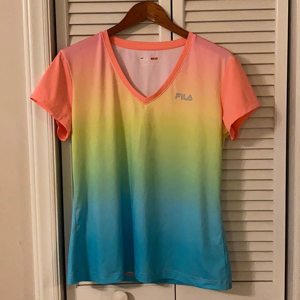 FILA SPORT Rainbow Athletic Shirt